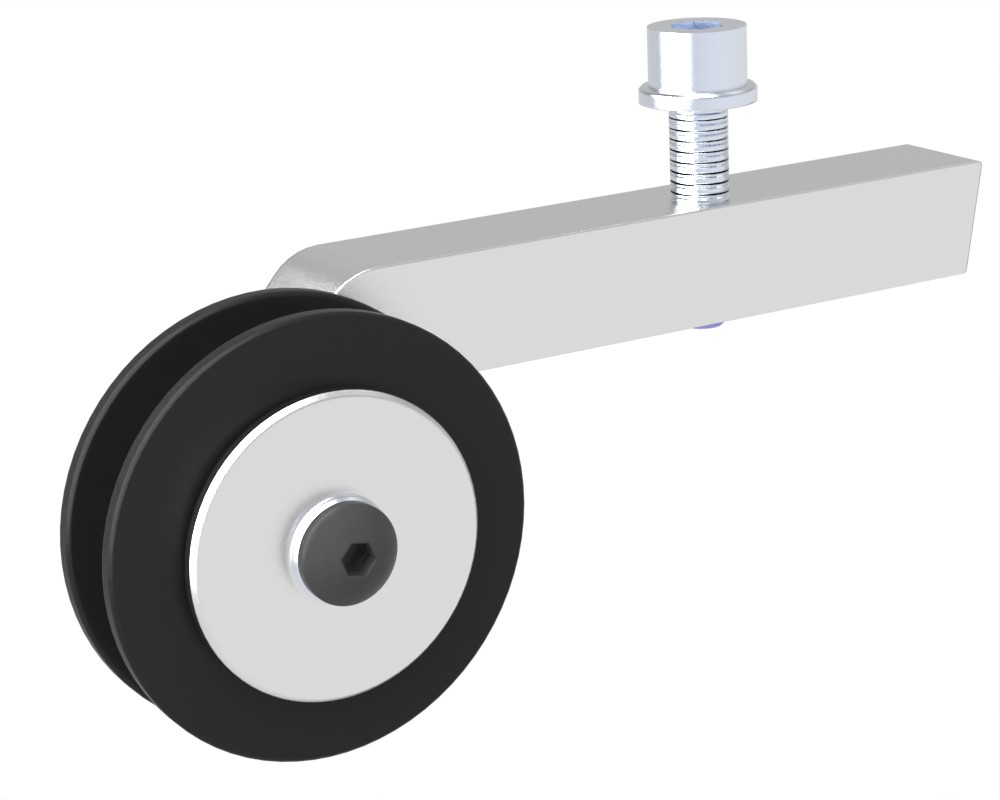 Kettenumlenkrolle mit Halter