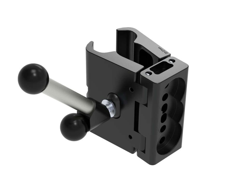 Frontadapter Rahmenklemmung Ø25 x 95