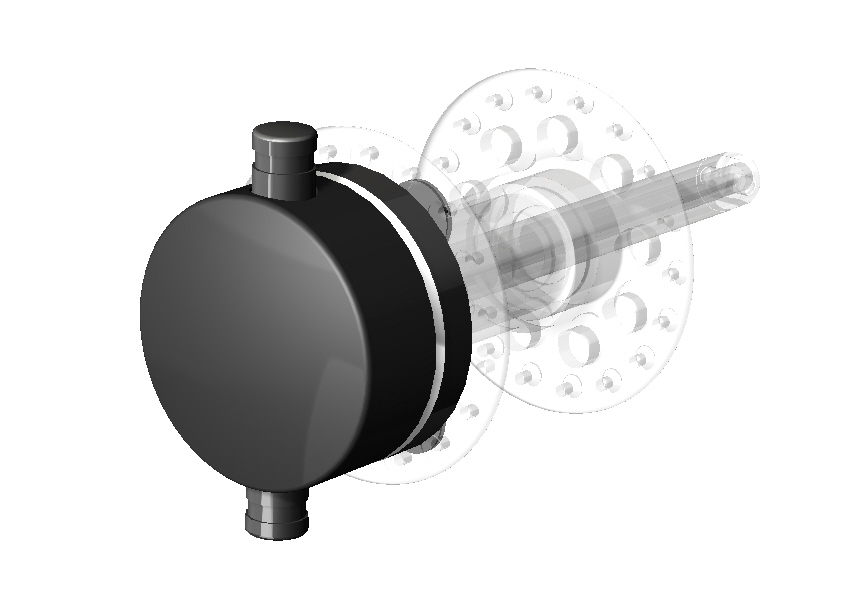 Arretierbarer Antriebsrad-Achsverschluss