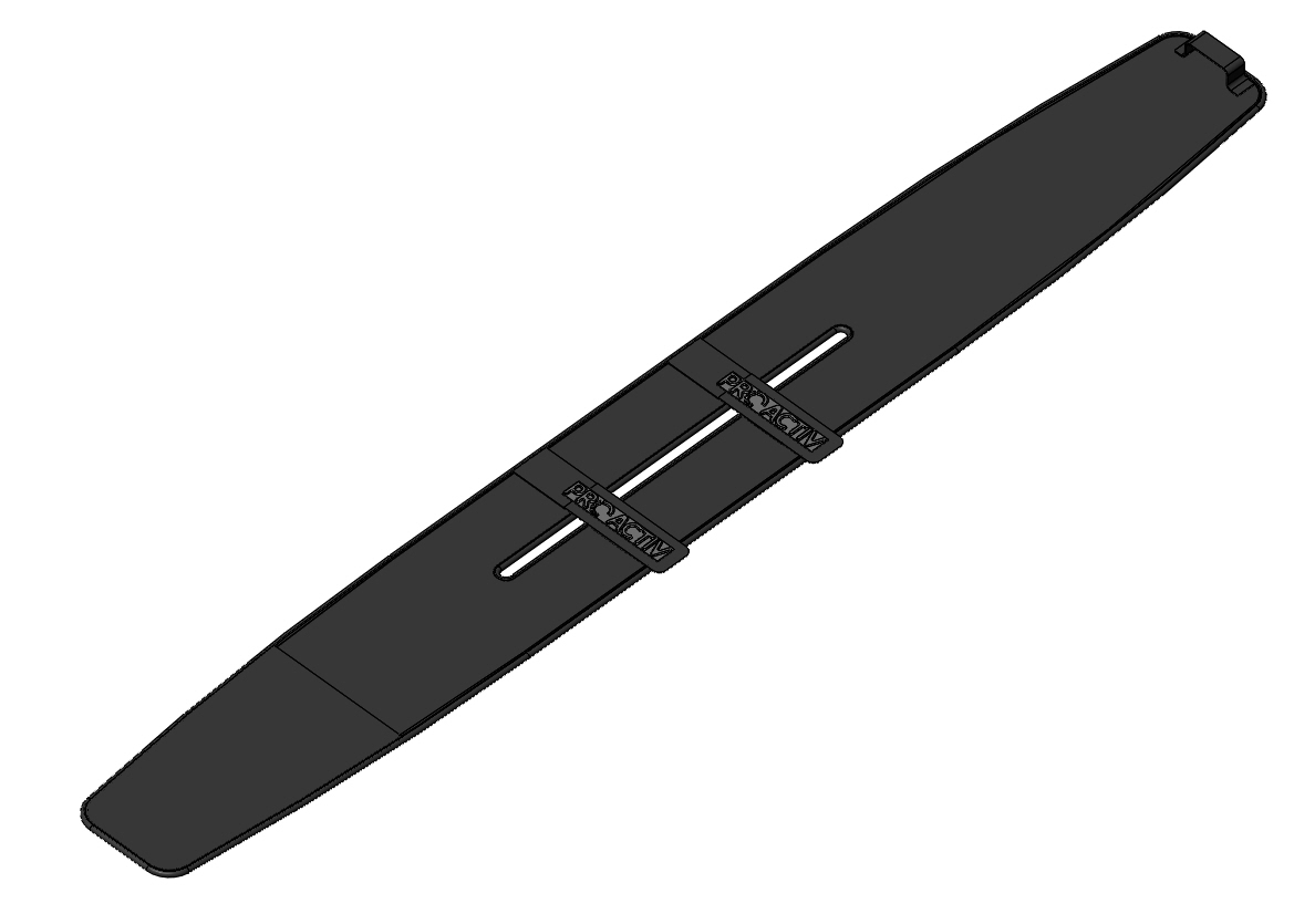 Brustgurt Gr. XL, 165cm, Neopren schwarz