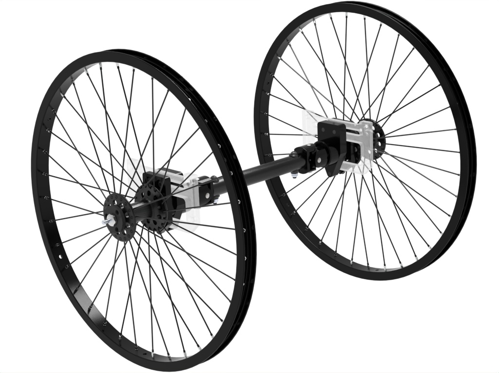 Nachrüstsatz Einhandantrieb 22" für