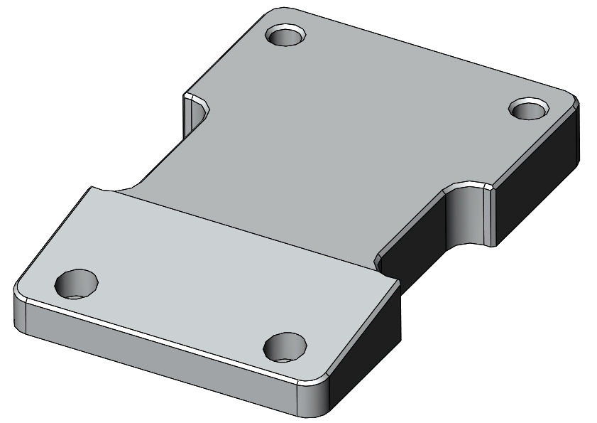 Halteplatte für Einsteckkorb