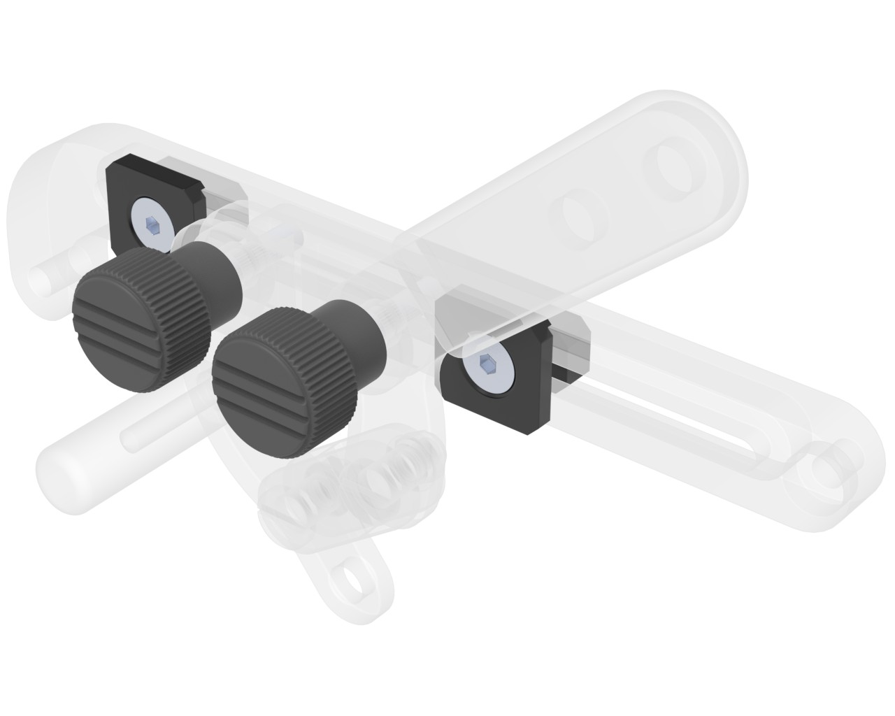 Rändelschrauben für Kniehebelbremse