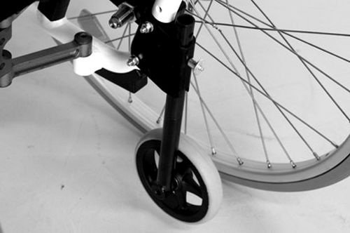 Transitrolle mit Rad und Quick-Pin