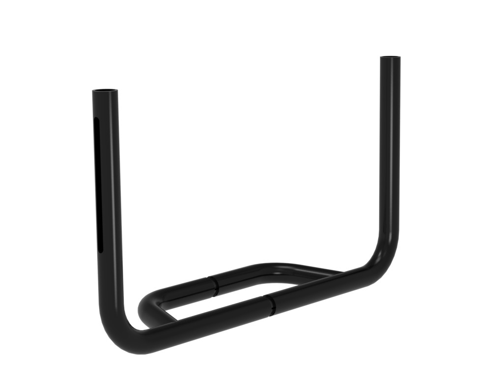 Fußbügel durchgehend höhenverstellbar