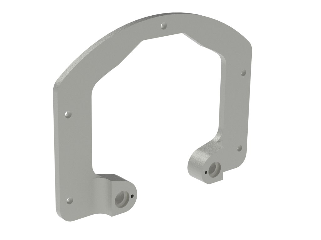 Bremsanker für V-Brake silber