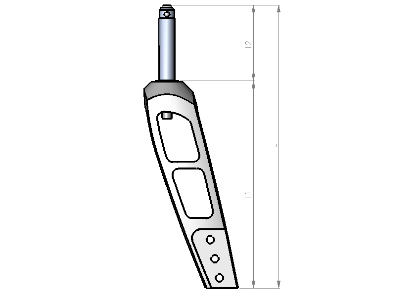 Lenkradgabel Größe 2  L1 160mm